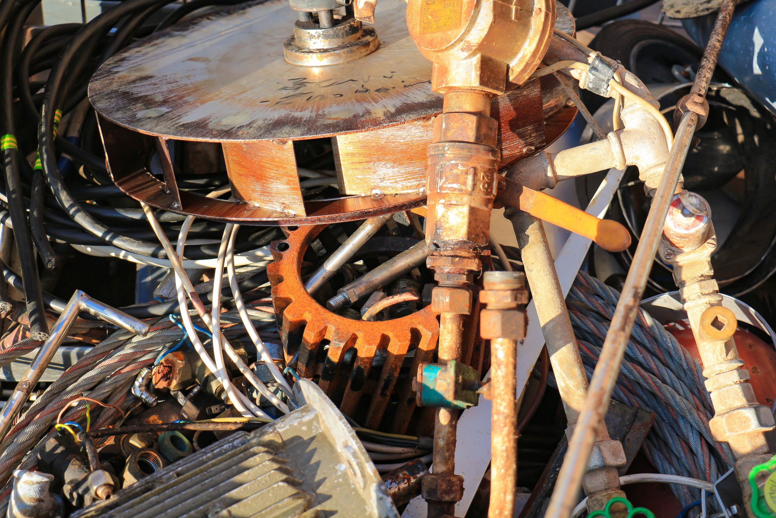 dispose of scrap metal